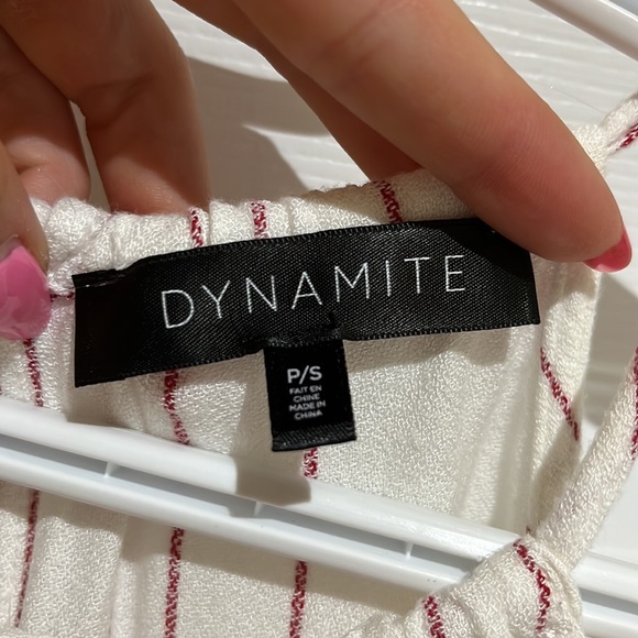 Dynamite Striped Jump Suit - Picture 3 of 4